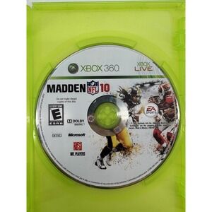 Madden NFL 10 Microsoft Xbox 360 EA Sports CIB